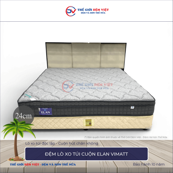 Đệm lò xo túi cuộn Elan Vimatt